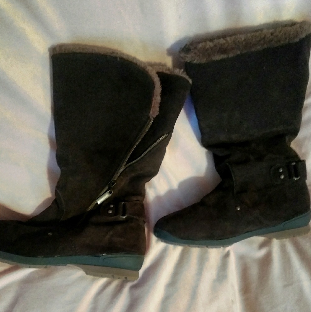 Suede Boots